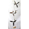 Möwen Windspiel aus Holz und Federn Propeller Fairtrade 80cm