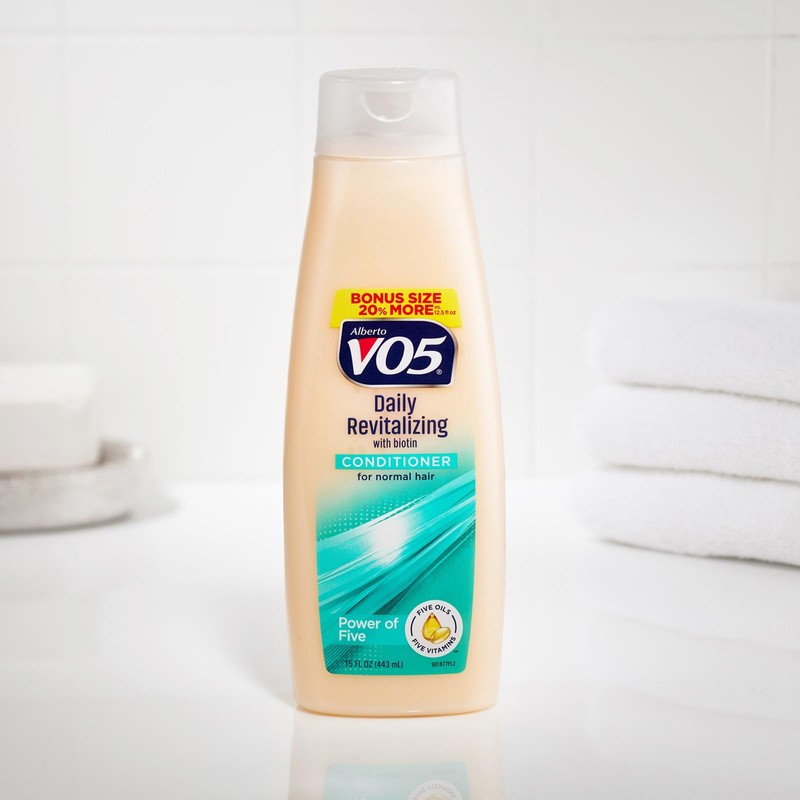 Alberto VO5 Daily Revitalizing Conditioner - Moisturizing Conditioner with Biotin