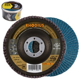 Rhodius 209312 LSZ F2 Box Flap Disc Diameter 115 mm Bore Diameter 22.23 mm Pack of 5