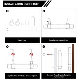 Indian Shelf 6 Pieces Wood Adjustable Drawer Cabinet Pulls- Adjustable Unique Drawer Handles- Adjustable Hardware Pulls- Boho Dresser Handles- T Bar Pulls- Boho Handles