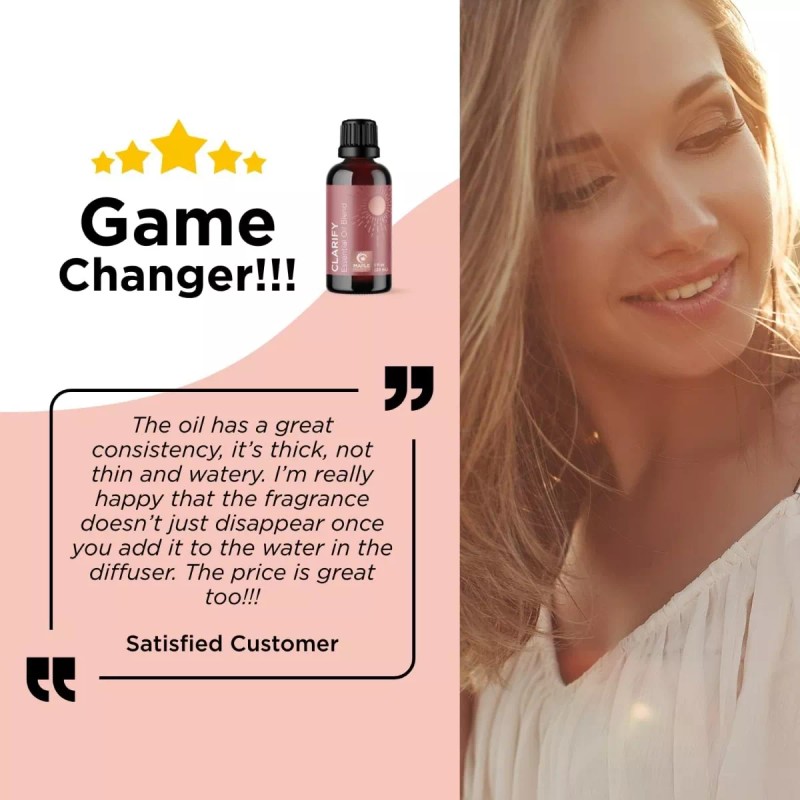 Maple Holistics Clarify Mezcla De Aceites Esenciales Alivio De Cabeza,