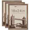 VCK 18x24 Poster Frame Brown Walnut - 3 Pack, Exclusive