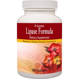 R-Garden Lipase Formula, 180 caps.