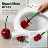 Cherry Shape Toilet Brush with Holder for Bathroom Cleaning –