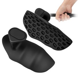 MOLZINY 1 Pair Non-Slip Fitness Hand Grips for Weightlifting Gym Grips for Weight Lifting Pull Up Grips Fingerless for Cross Training Hand Grips for Gym Training Exercise