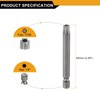 sourcing map 3pcs TT40 Security Torx Head Screwdriver Bit 2.56"