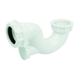 FloPlast TSB42 TSB42-Shallow Bath Trap-38MM (Cleaning Eye and 20MM Seal), White