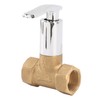 Water Stop Valve 3/4in Concealed Ceramic Brass Electroplated Water Valve