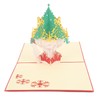 Greeting Card Three Dimensional Christmas Special Shape Decorative Paper with