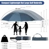 Fulynmen 62 Inch Large Travel Compact Umbrella Windproof Golf Umbrella