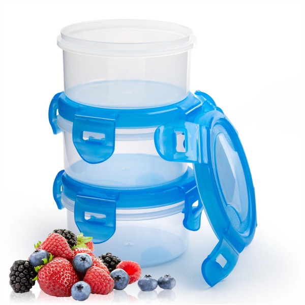 Food Storage around Containers Small Airtight Plastic Clip Lock Tubs