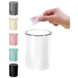 KW "Clappe 1.7Ltr Counter Top Waste Bin/Mini Swing Bin/Compost Bin (White)