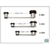 EVI Herrajes Doorstop with Swivel Retainer, for Door Thickness up