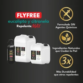Repelente De Moscas Para Caballos, Bocado De Oro, 5 L.