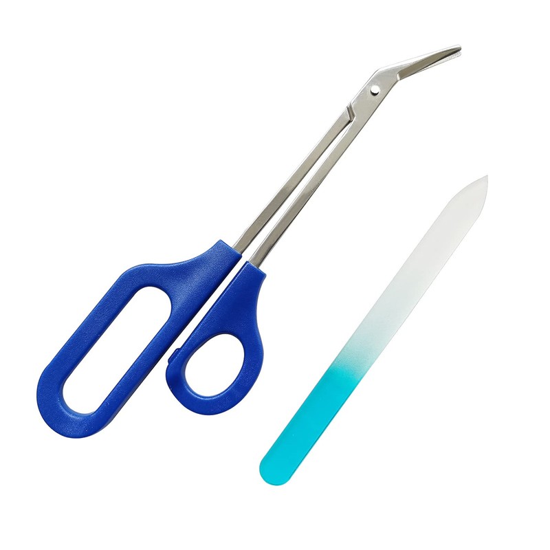 Long Handled Toenail Scissors & Easy Reach Long Handle Clippers
