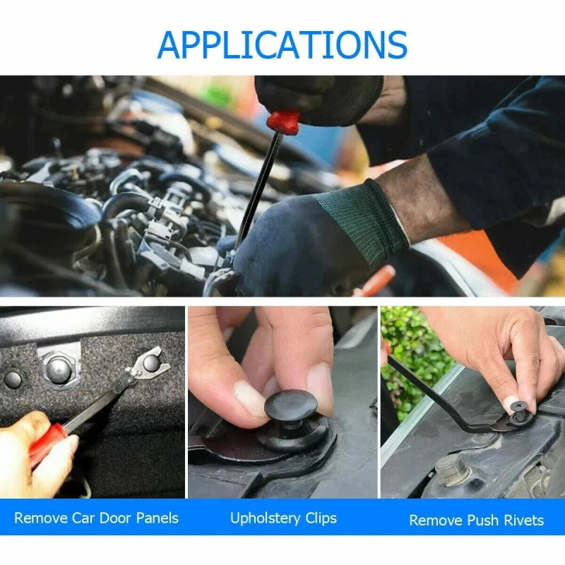 Ameribox 650Pcs Car Retainer Auto Fasteners Push Trim Plastic Clips