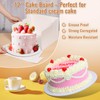 Tetutor 12 Pcs Cake Boxes 12 inch,12x12x8 Inches Cake Box
