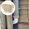 VYH 3x4 to 2x3 Gutter Downspout, Downspout to Downspout Adapter