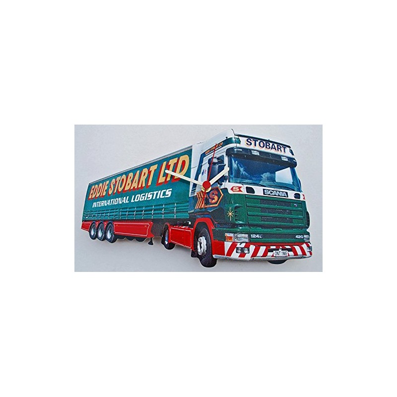 Larkrise Designs Green Eddie Stobart Clock