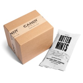 Candy Envy - Modern Mr. and Mrs. Buttermints - 10 Bags Casepack with Approximately 100 Mint Per Bag - Wedding Favors