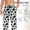 XUWU Cow Print Couples Matching Outfits Soft Pullover Pjs Set