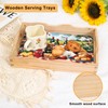 DOTSOPS DIY Wooden Craft Tray Kit Hand Assembled Wooden Serving