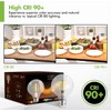 KOR 4 Pack 5.5W (60W Equivalent) Clear G25 Globe Led