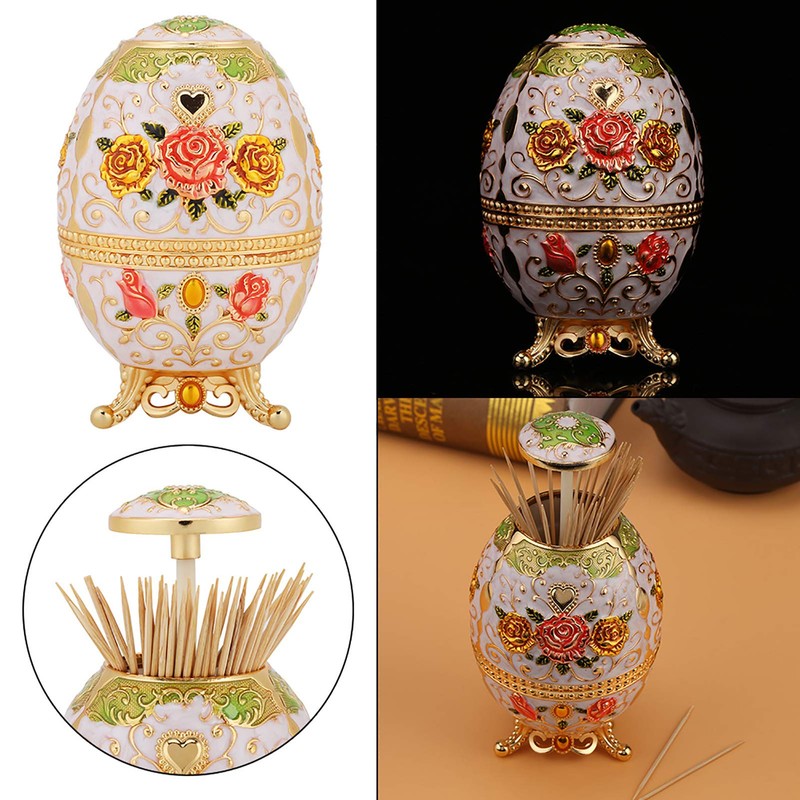 Toothpick Holder, Retro Automatic Pop Up Toothpick Cocktail Sticks Dispenser