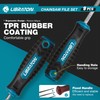 LIBRATON Chainsaw File Set, 5/32", 3/16", 7/32" Chainsaw Sharpening File,