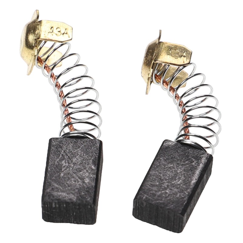 vhbw 2 x Carbon Brushes Motor Carbon Abrasive Carbon 7