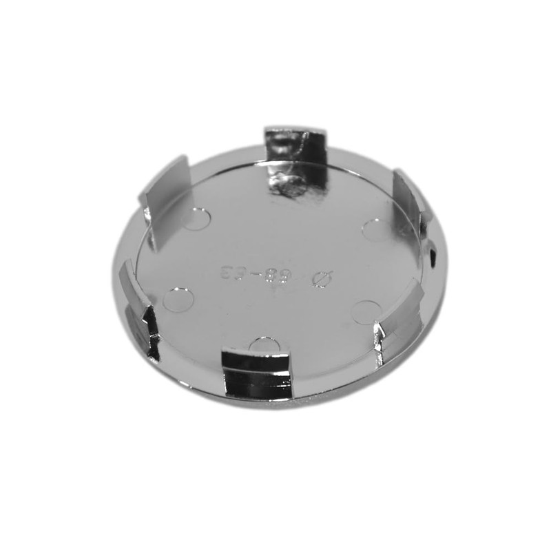 68/63 mm Wheel Centre Cap Hub Cap Universal Chrome Grey