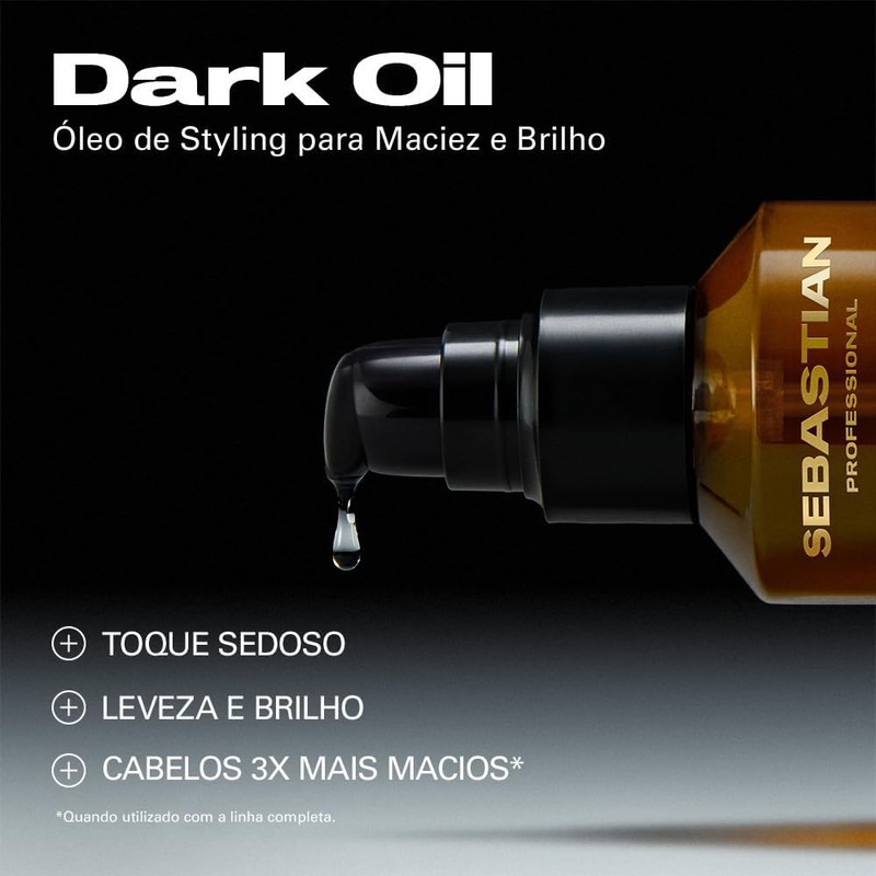 Sebastian Professional Dark Oil Aceite Brillo y Suavidad 95Ml