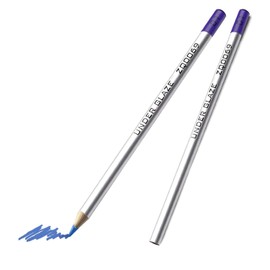 YFDB Underglaze Pencils, (Gam Blue, 2ps) Underglaze Pencils for Pottery. Black Underglaze Pencil Precision Underglaze Pencil for Pottery