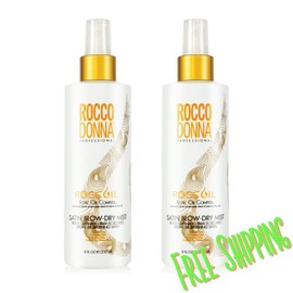 ROCCO DONNA Satin Blow-Dry Mist 8oz (pack of 2)-lightweight mist for vivid shine
