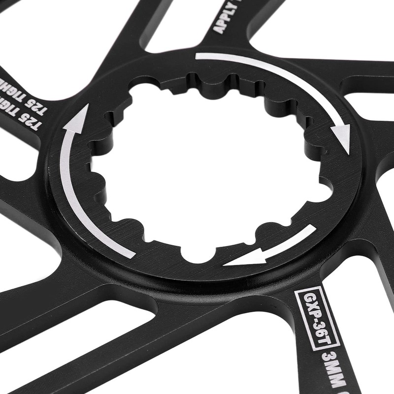 Risegun Bicycle Chainring 36T Narrow Wide Chainring for 8, 9,