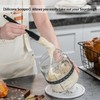 Wissy&Konny Sourdough Starter Jar 2Pack 35OZ with Ounce Scale Line,Date