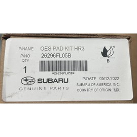 Subaru 2017-2023 Impreza Front Brake Pads 26296FL05B Genuine Factory OEM