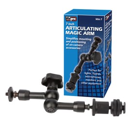 Adjustable Articulating Friction Magic Arm 7 Inch for DSLRs Camera Rigs, LED Lights, Flashes, LCD Monitors