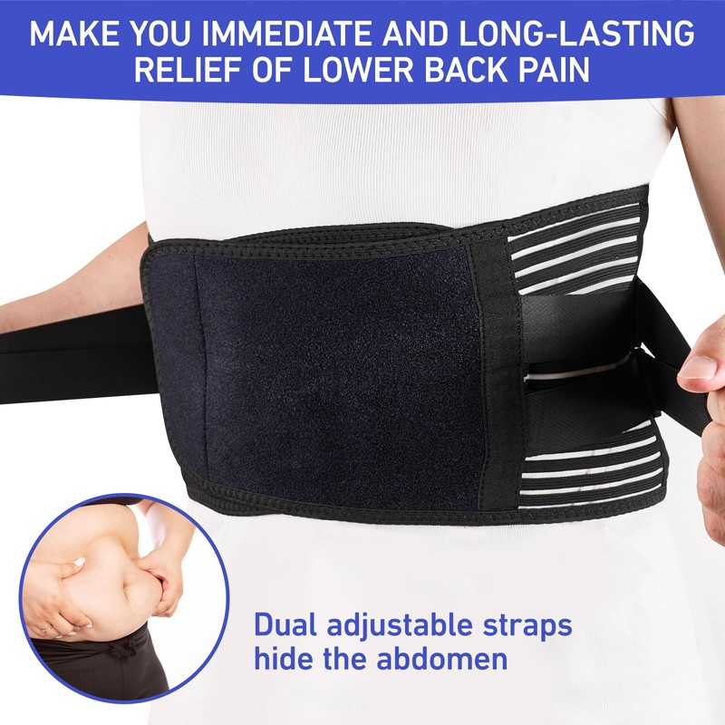 Sewokon Back Support Belt, Back Bandage, Back Bandage Men, Back