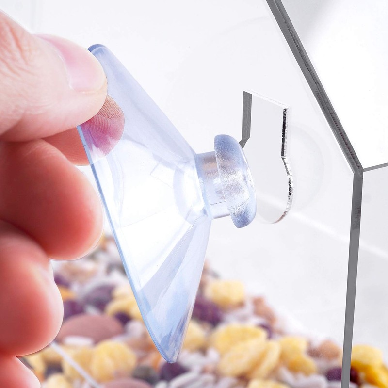 Window Bird Feeder Clear Window Hanging Bird Feeder with Suction