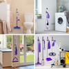KLEBV Broom Holder Wall Mount Screw Drilling, Sturdy Heavy Duty