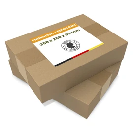 50 x DHL Small Parcel Shipping Boxes 350 x 250 x 80 mm | Robust and Sturdy Cardboard for DHL, Hermes, DPD Goods Post & Parcels | Folding Box for Shipping | FEFCO 0201
