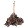Feather Duster Light Weight Soft Long Handle Reusable Black Ostrich