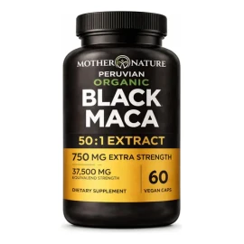 Black Maca Root 50:1 Extract 37,500 Mg 60 Cápsulas