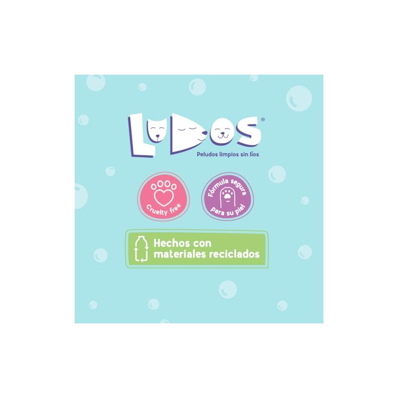 LUDOS Shampoo Extra Brillo para Perro y Gato con Extracto