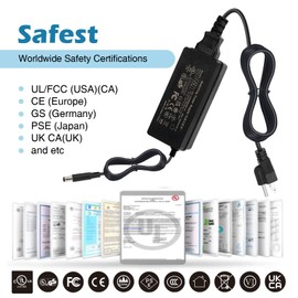 Towisituati 12V 5A 60W Power Supply Adapter,UL Listed 12 Volt 5 Amp 60 Watt Power Adapter 100V-240V AC to DC Converter Transformer with 5.5x2.1mm 12 DC Tips for LED Strip Light Speaker