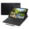 Aidekunlin Tablet with Keyboard，G1，10.1 inch Screen，3GB RAM，128G+128G Memory，4G LTE Android