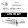 SHMZK 4 PCS Spikes License Plate Screws for Car, Anti