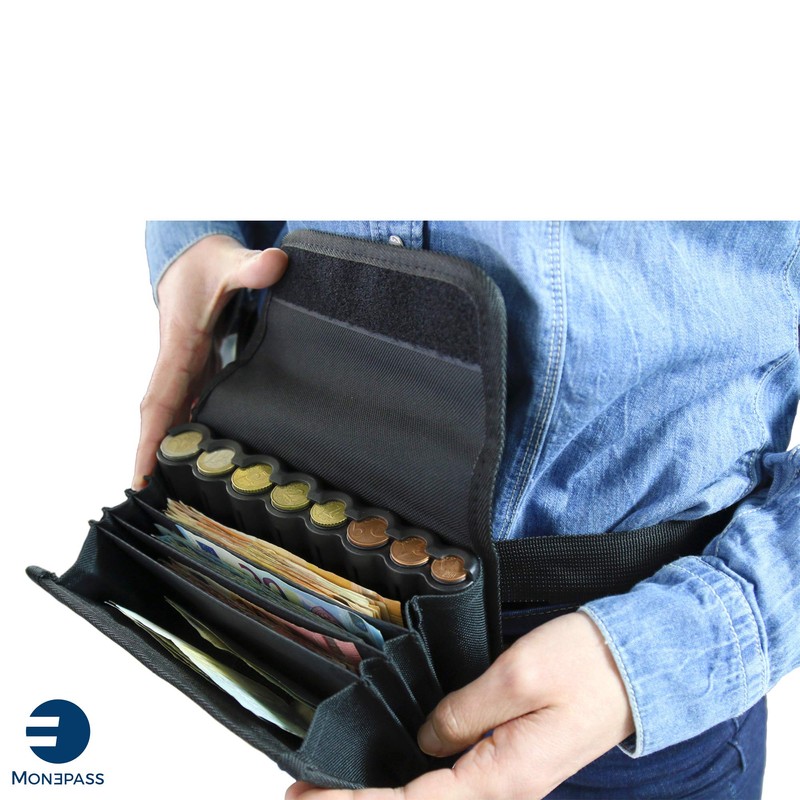Purse for Servers, with Changer Euro 20.5 x 6.5 x