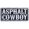 Biker Patch Asphalt Cowboy Iron-On Patch Gift for Motorcyclists Application